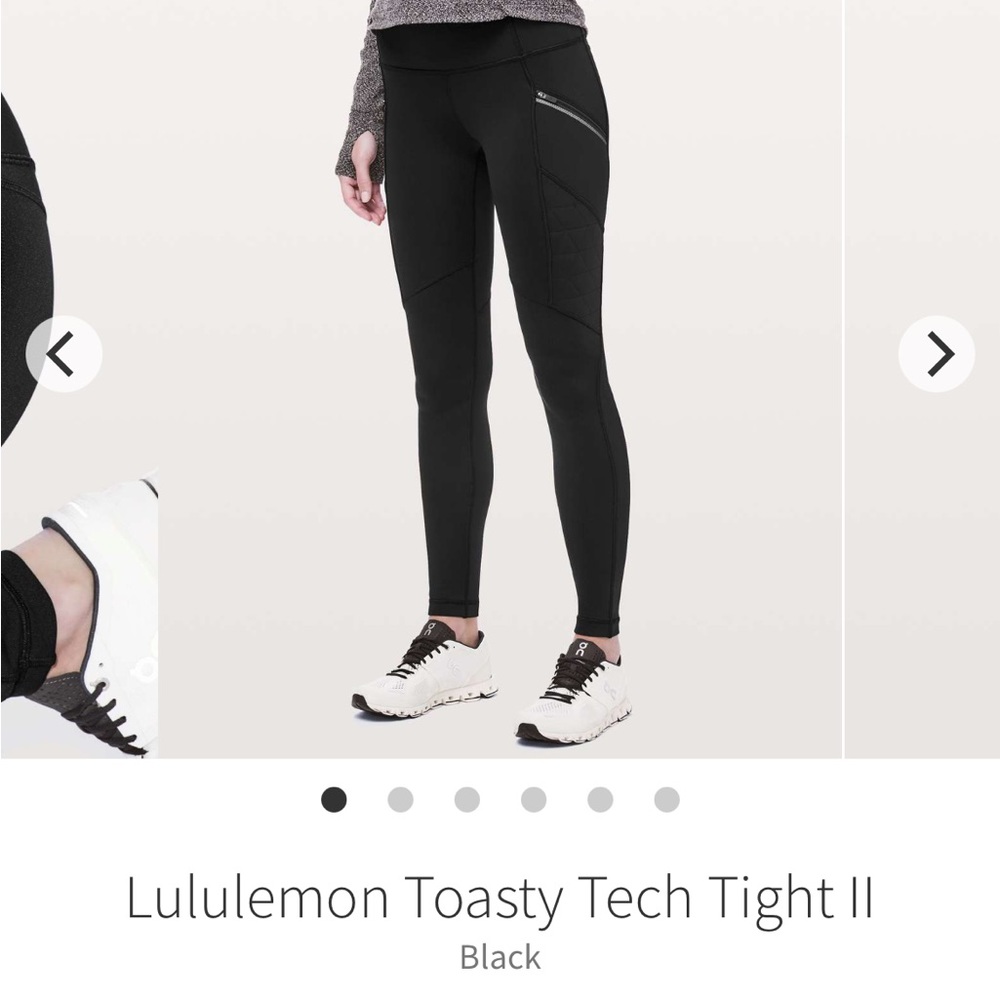 Gently used LuLuLemon Toasty Tech Tight